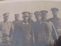 Картичка снимка цар БОРИС и принц Кирил на фронта WW1