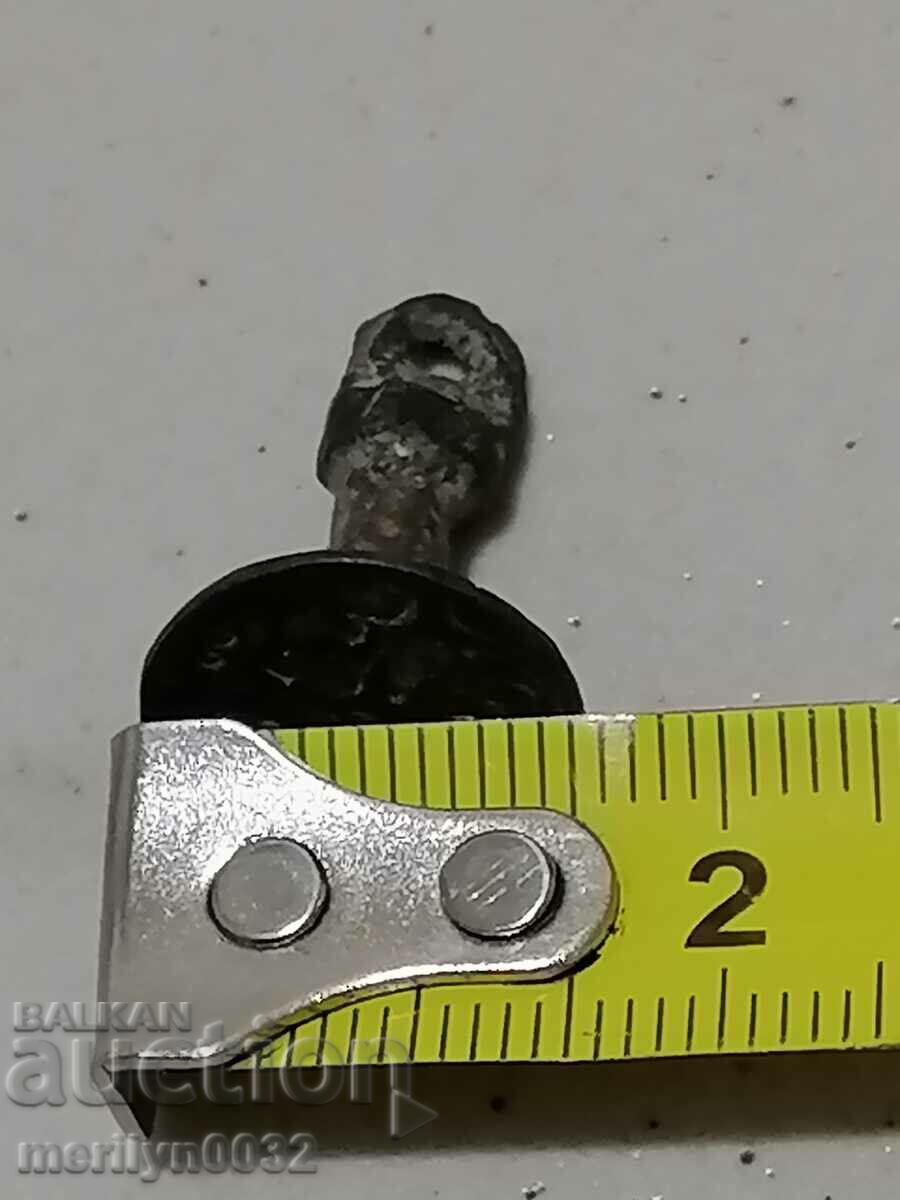 Old Ottoman bronze seal Unique - 5