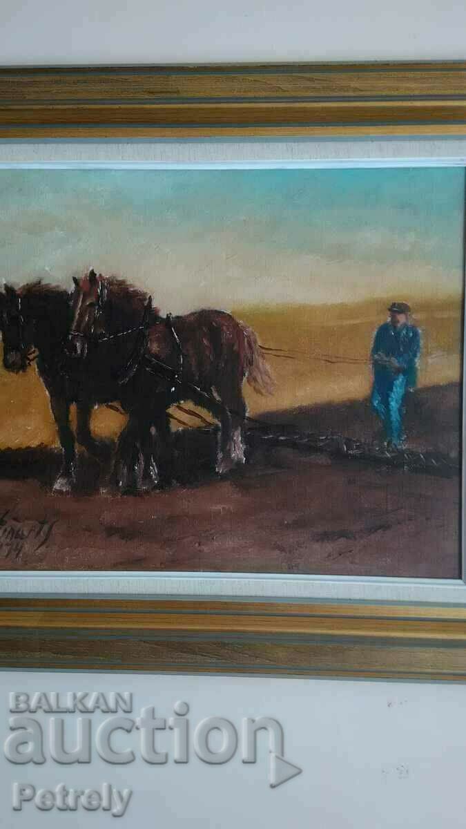 Delivery of Old painting