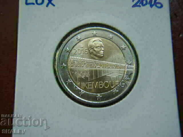 Licitație 2 euro 2016 Luxemburg „Podul Charles” Luxemburg (2 euro)