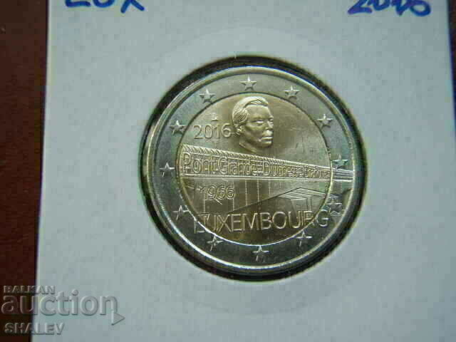 Livrarea 2 euro 2016 Luxemburg „Podul Charles” Luxemburg (2 euro)