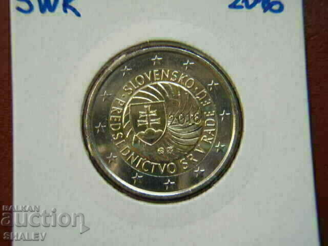 Аукцион 2 euro 2016 Slovakia "EU" /Словакия/ - Unc (2 евро)