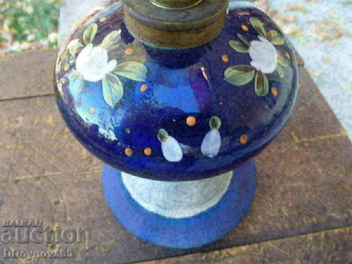 Auction Old painted gas lamp Auction Old painted gas lamp