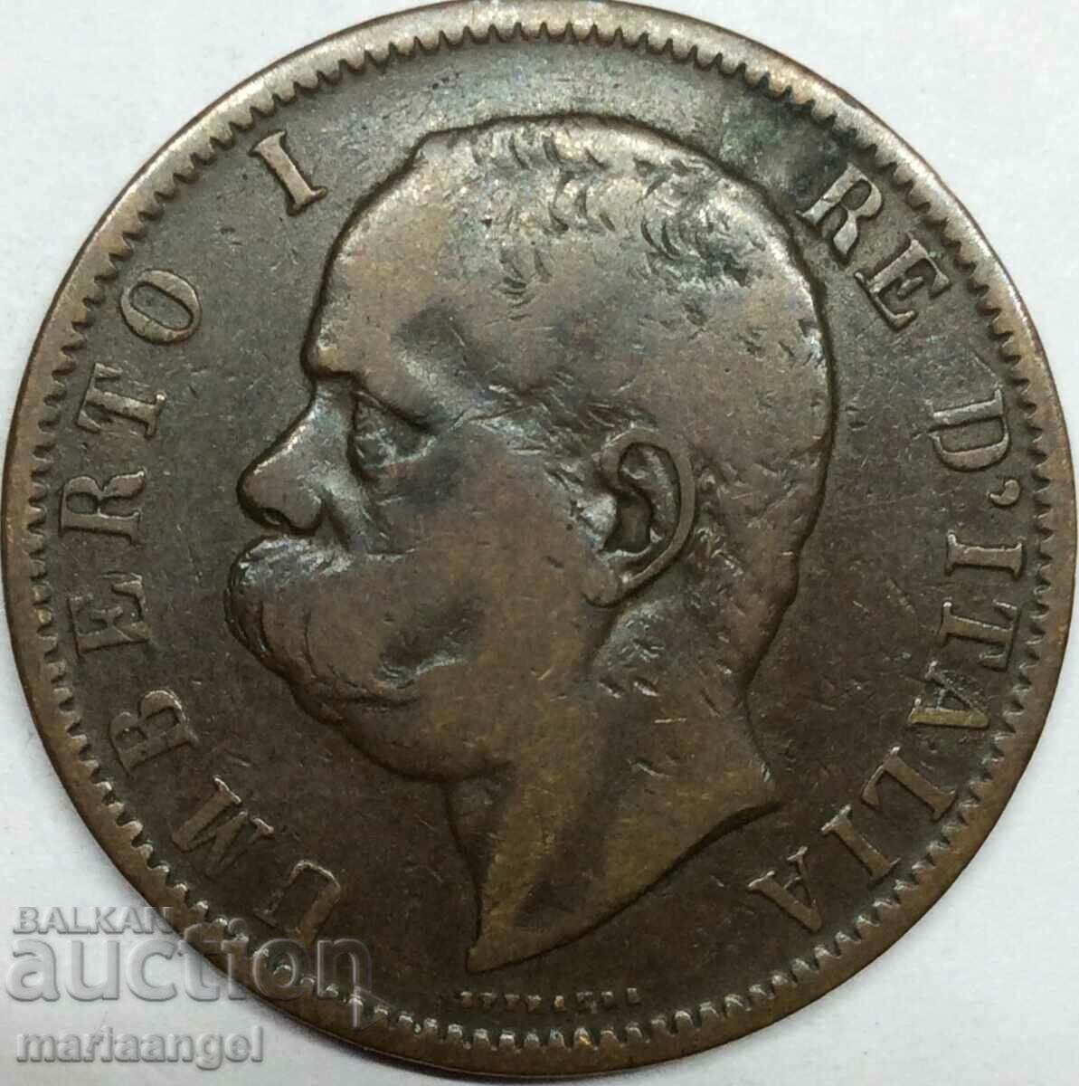 Italia - 10 centesimi 1894 Umberto I 30mm