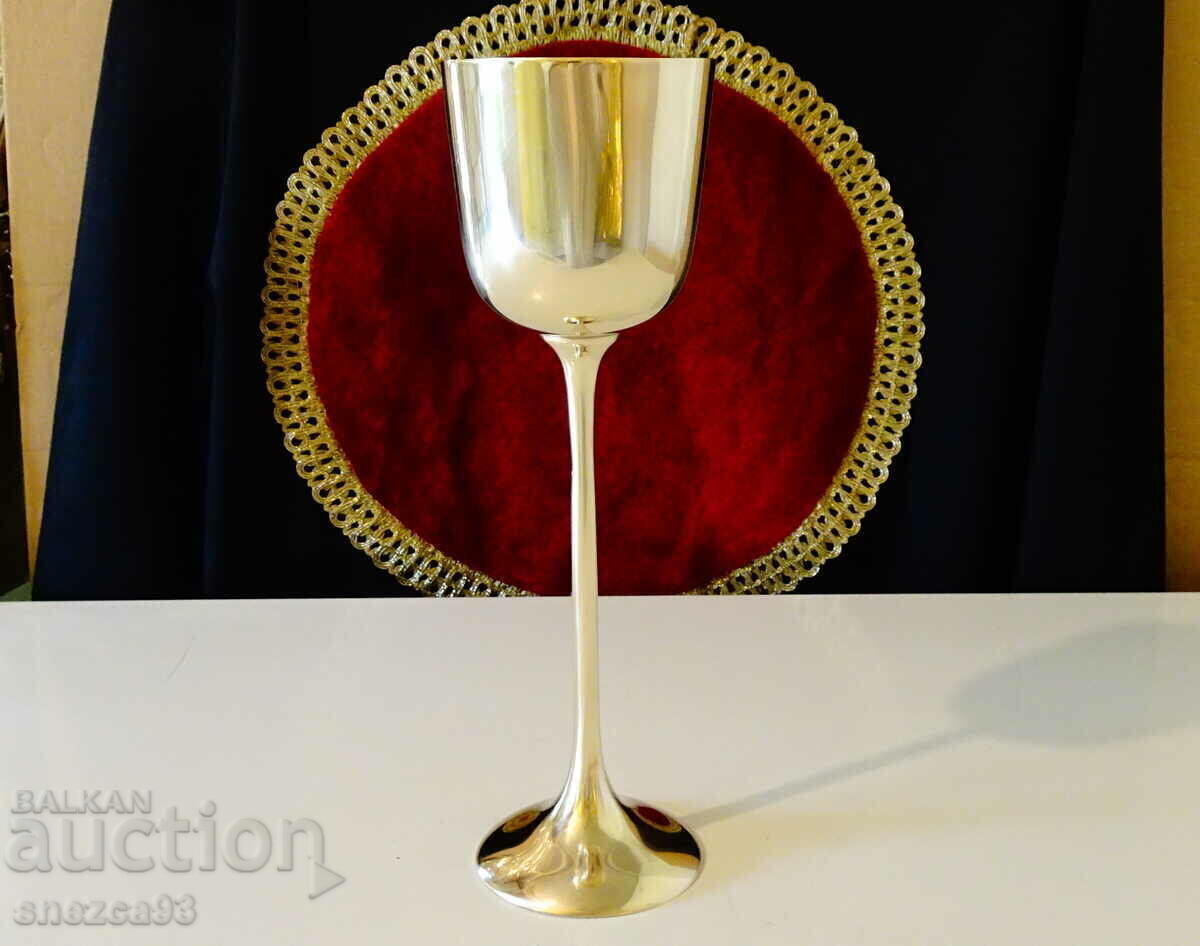 Bronze goblet, wine glass 24.5 cm with price 99.00 BGN | € 50.62