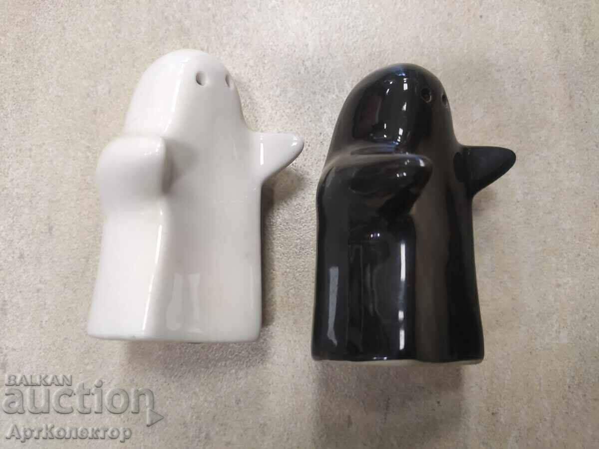 Salt shaker pepper shaker porcelain salt black pepper ceramic - 6 Salt shaker pepper shaker porcelain salt black pepper ceramic - 6
