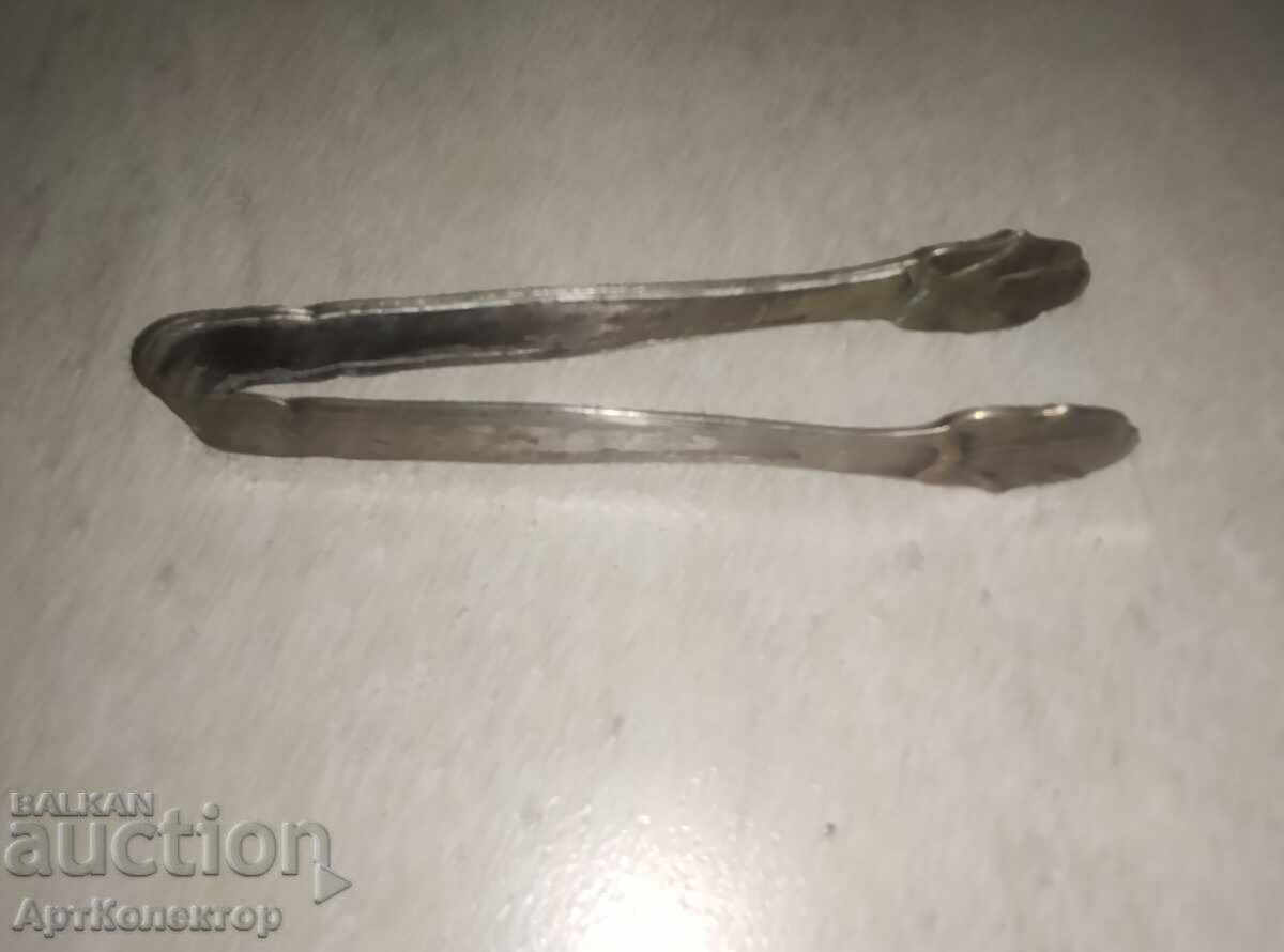 Pinch ice sugar tongs old Art Nouveau silver plated with price 25.00 BGN | € 12.78 Pinch ice sugar tongs old Art Nouveau silver plated with price 25.00 BGN | € 12.78
