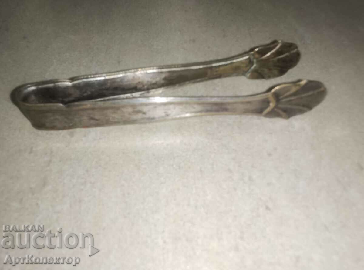 Pinch ice sugar tongs old Art Nouveau silver plated - 6 Pinch ice sugar tongs old Art Nouveau silver plated - 6