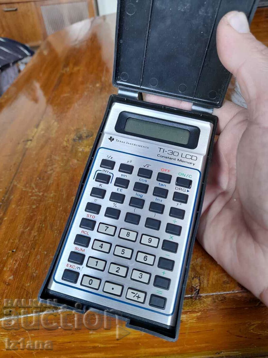 Old Texas Instruments TI-30 calculator with price 18.00 BGN | € 9.20 Old Texas Instruments TI-30 calculator with price 18.00 BGN | € 9.20