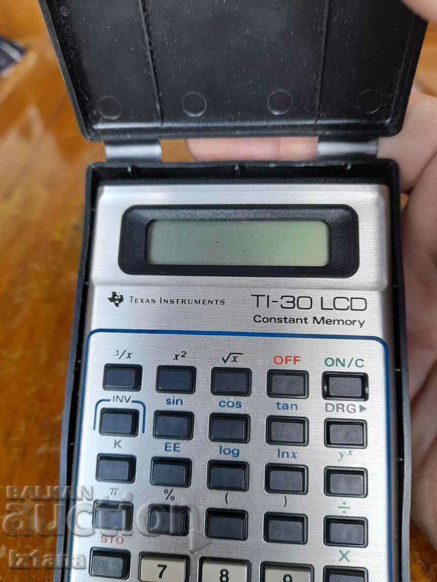 Auction Old Texas Instruments TI-30 calculator Auction Old Texas Instruments TI-30 calculator