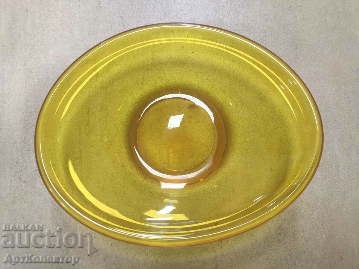 Old Morano / Murano glass handmade fruit bowl with price 48.00 BGN | € 24.54 Old Morano / Murano glass handmade fruit bowl with price 48.00 BGN | € 24.54