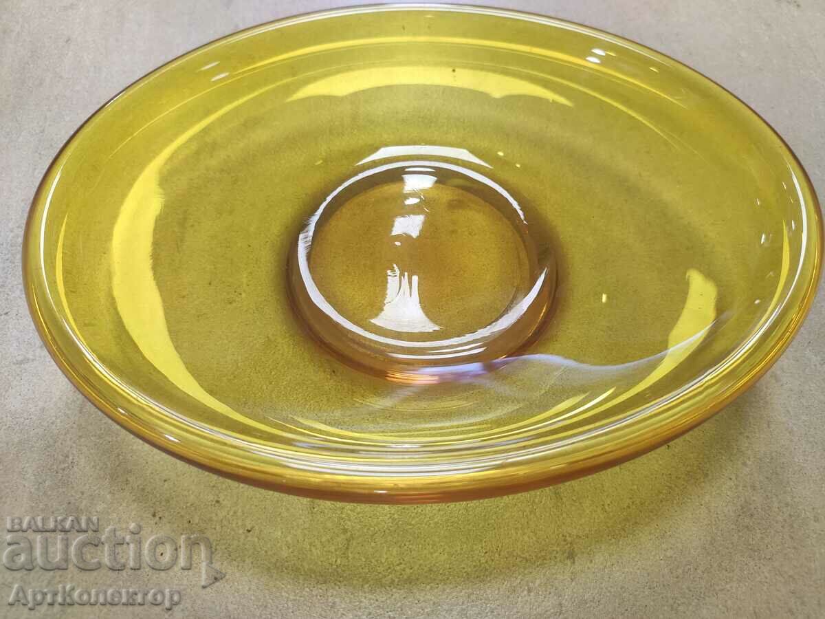 Auction Old Morano / Murano glass handmade fruit bowl Auction Old Morano / Murano glass handmade fruit bowl