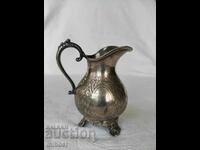 Victorian silver plated milk jug