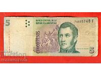 ARGENTINA ARGENTINA 5 Peso - numărul 2003 seria F
