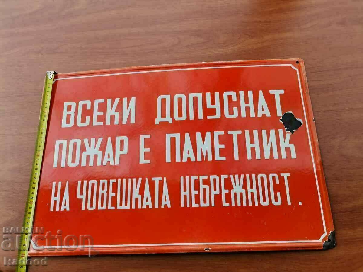 Enamel plate TOP collectible Enamel plate TOP collectible