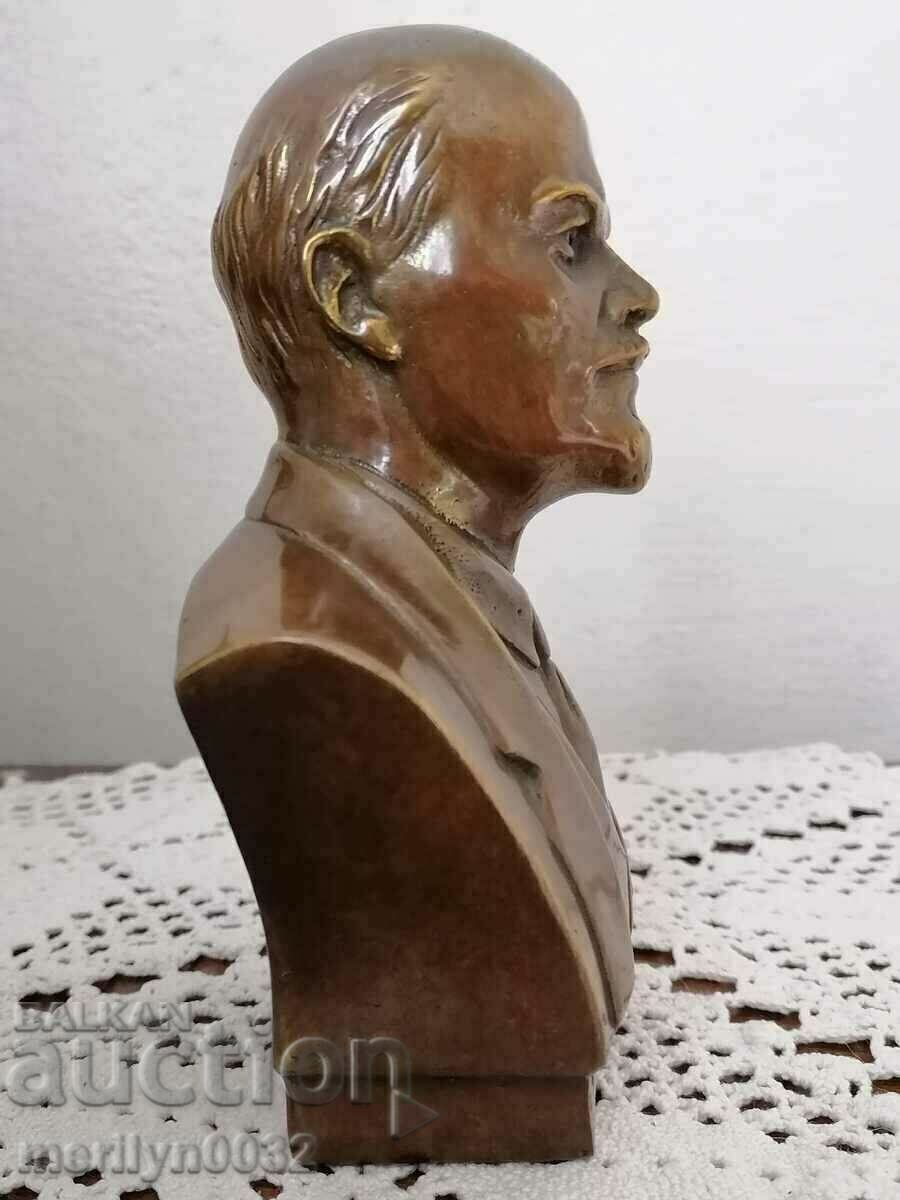 Bust of Lenin bronze 60s USSR figure statuette - 5 Bust of Lenin bronze 60s USSR figure statuette - 5