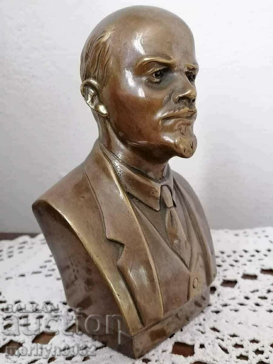Bust of Lenin bronze 60s USSR figure statuette - 6 Bust of Lenin bronze 60s USSR figure statuette - 6