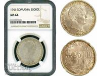 Romania, Mihai I, 25,000 lei 1946, Bucharest Mint,