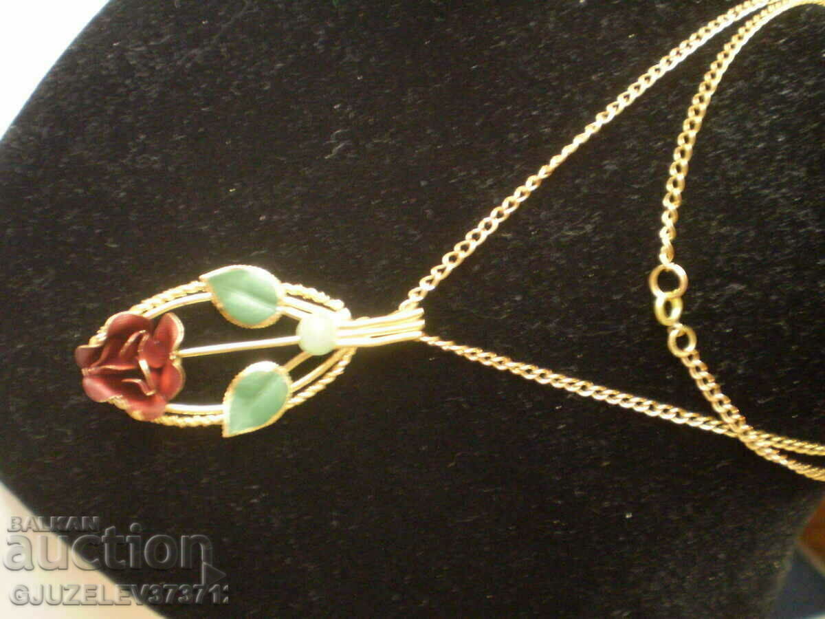 women's necklace with flowers with price 30.00 BGN | € 15.34 women's necklace with flowers with price 30.00 BGN | € 15.34