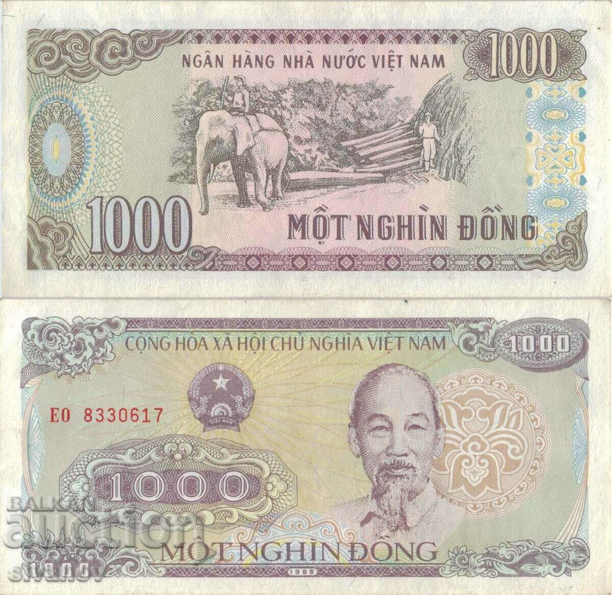 Vietnam 1000 Dong 1988 UNC #4815