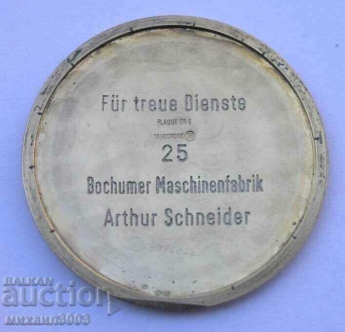 GOLD 10 mic. GERMAN IDUNA POCKET WATCH DOUBLE LIPS - 5 GOLD 10 mic. GERMAN IDUNA POCKET WATCH DOUBLE LIPS - 5