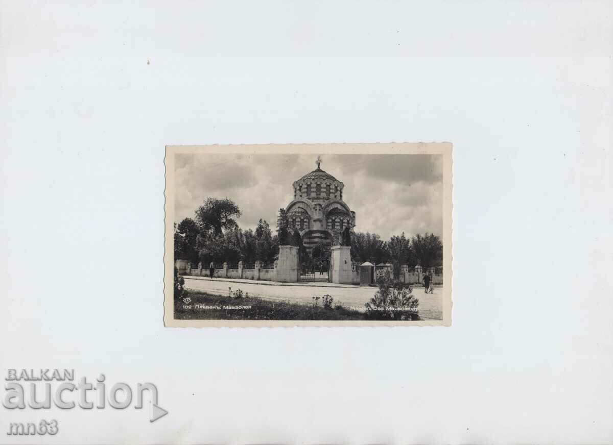 Card-Pleven- Mausoleum- 1938-.-Paskov