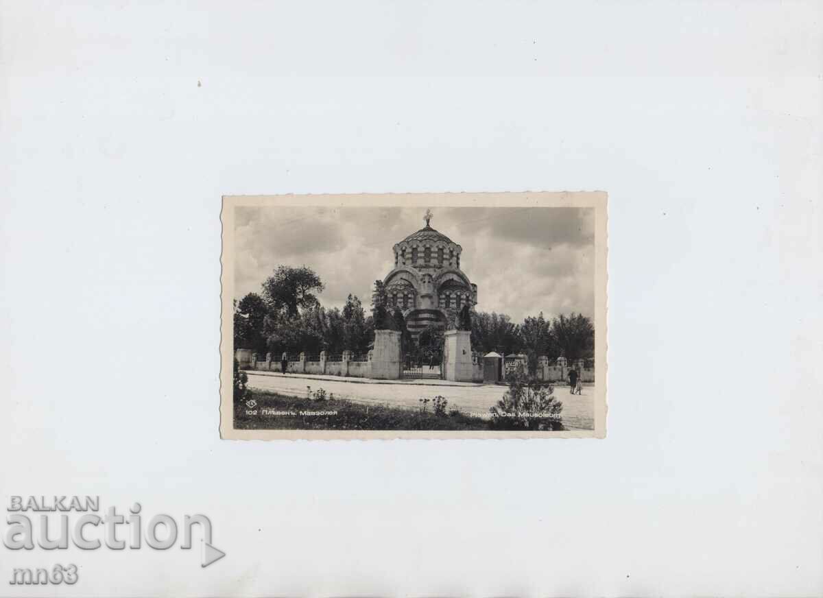 Card-Pleven- Mausoleu- 1938-.-Paskov