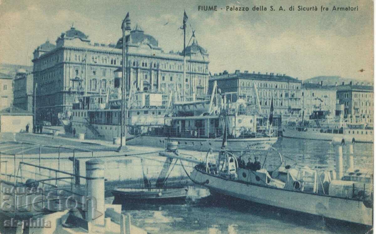Carte poștală veche - Fiume /Rijeka/