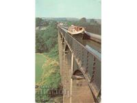 Old postcard - Llangollen, Canal - aqueduct