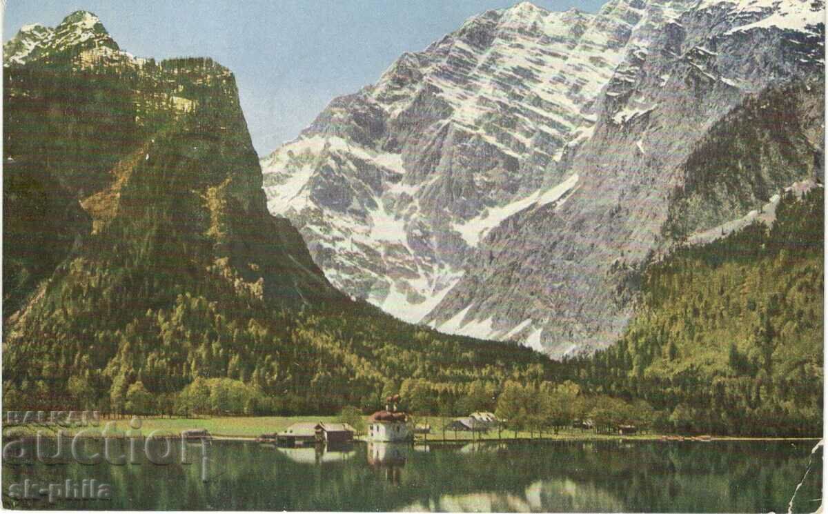 Old postcard - Alps, Königssee