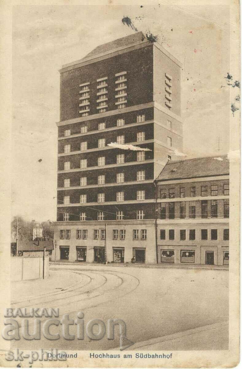 Old postcard - Dortmund, Station
