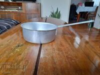 Tigaie veche de aluminiu, tigaie, caserola