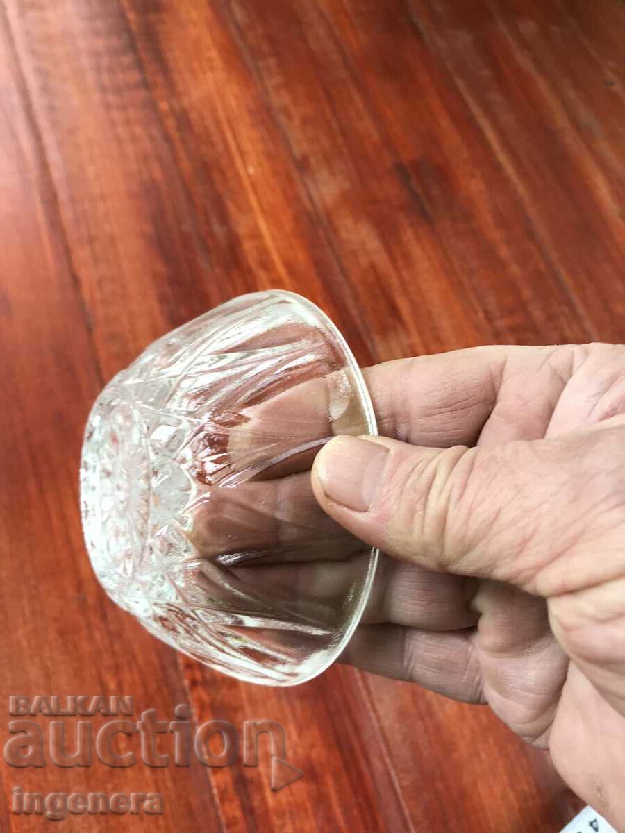 NUTS BOWL THICK-WALLED EMBOSSED GLASS with price 4.00 BGN | € 2.05 NUTS BOWL THICK-WALLED EMBOSSED GLASS with price 4.00 BGN | € 2.05