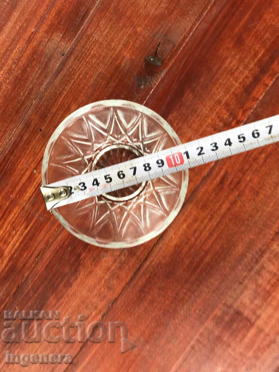 NUTS BOWL THICK-WALLED EMBOSSED GLASS - 5 NUTS BOWL THICK-WALLED EMBOSSED GLASS - 5