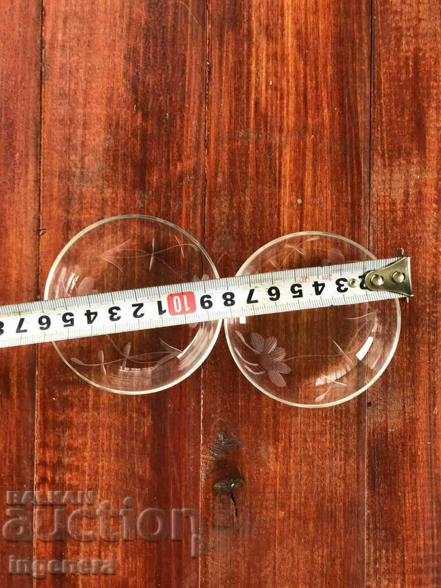 BOWL DISH GLASS ENGRAVED FOR WHITE SWEET-2 PCS with price 6.00 BGN | € 3.07 BOWL DISH GLASS ENGRAVED FOR WHITE SWEET-2 PCS with price 6.00 BGN | € 3.07