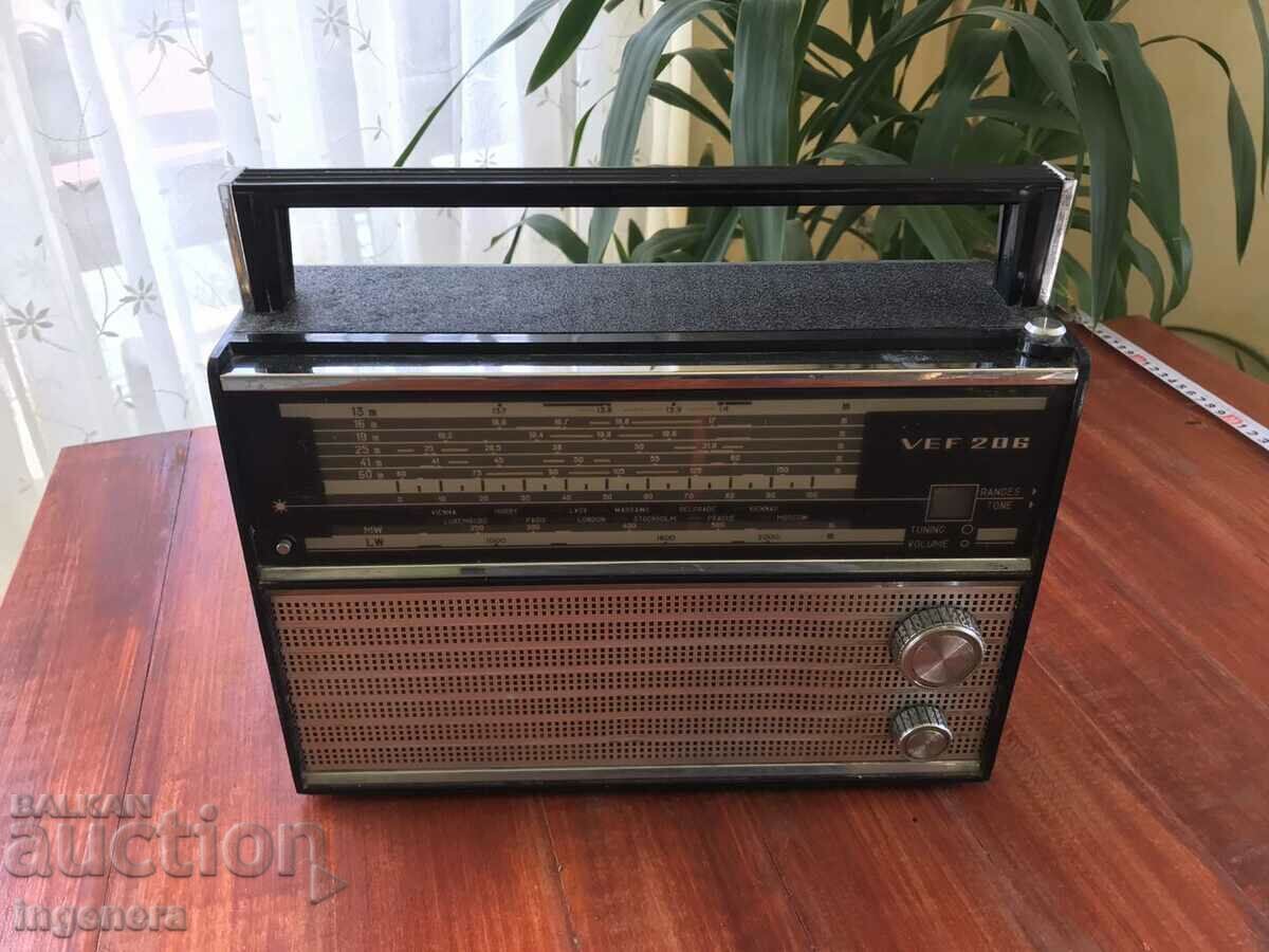 RADIO TRANSISTOR RADIO VEF 206 VEF με τιμή 14.00 BGN | € 7.16 RADIO TRANSISTOR RADIO VEF 206 VEF με τιμή 14.00 BGN | € 7.16