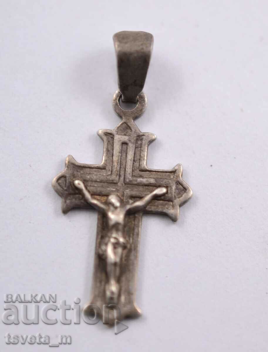 Сребърен кръст , медальон ,  1,6g / Ag