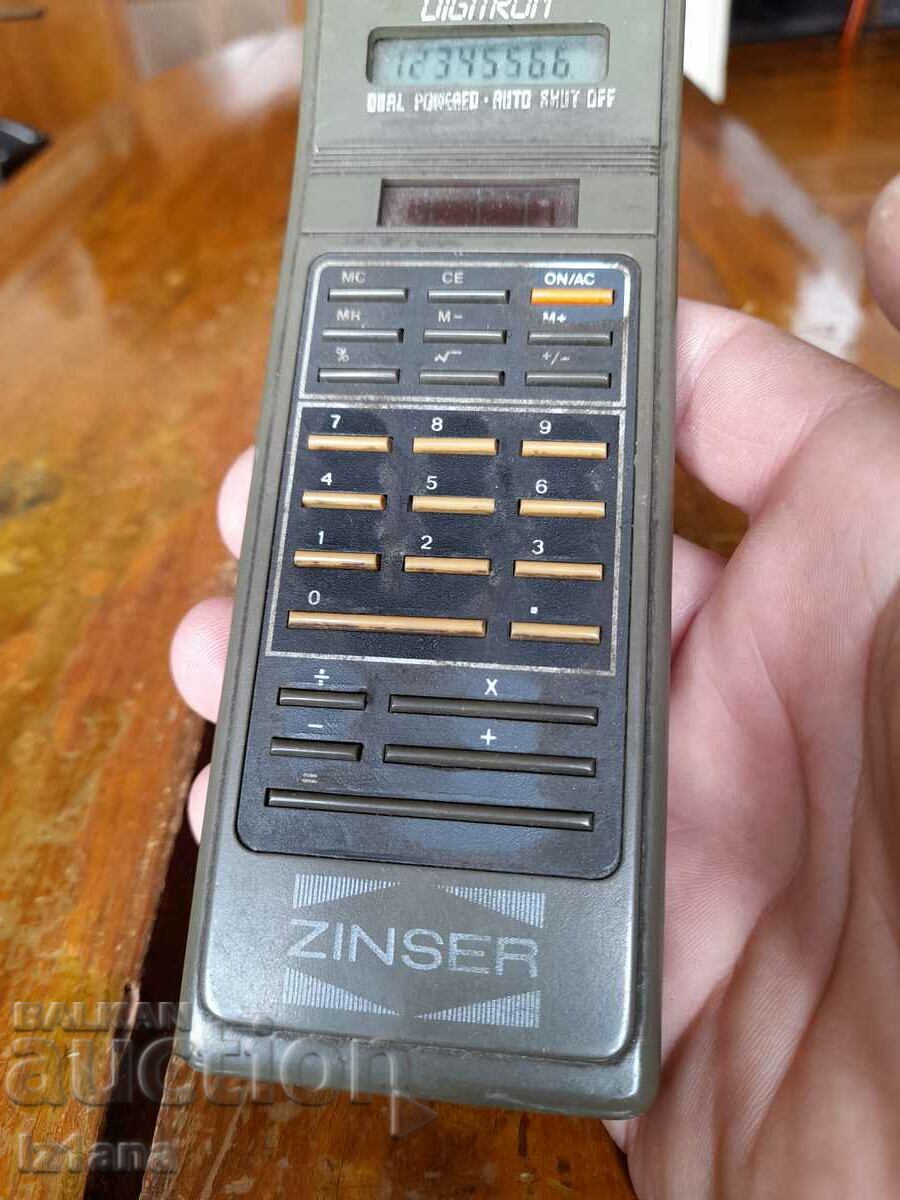 Delivery of Old calculator Zinser, Digitron Delivery of Old calculator Zinser, Digitron