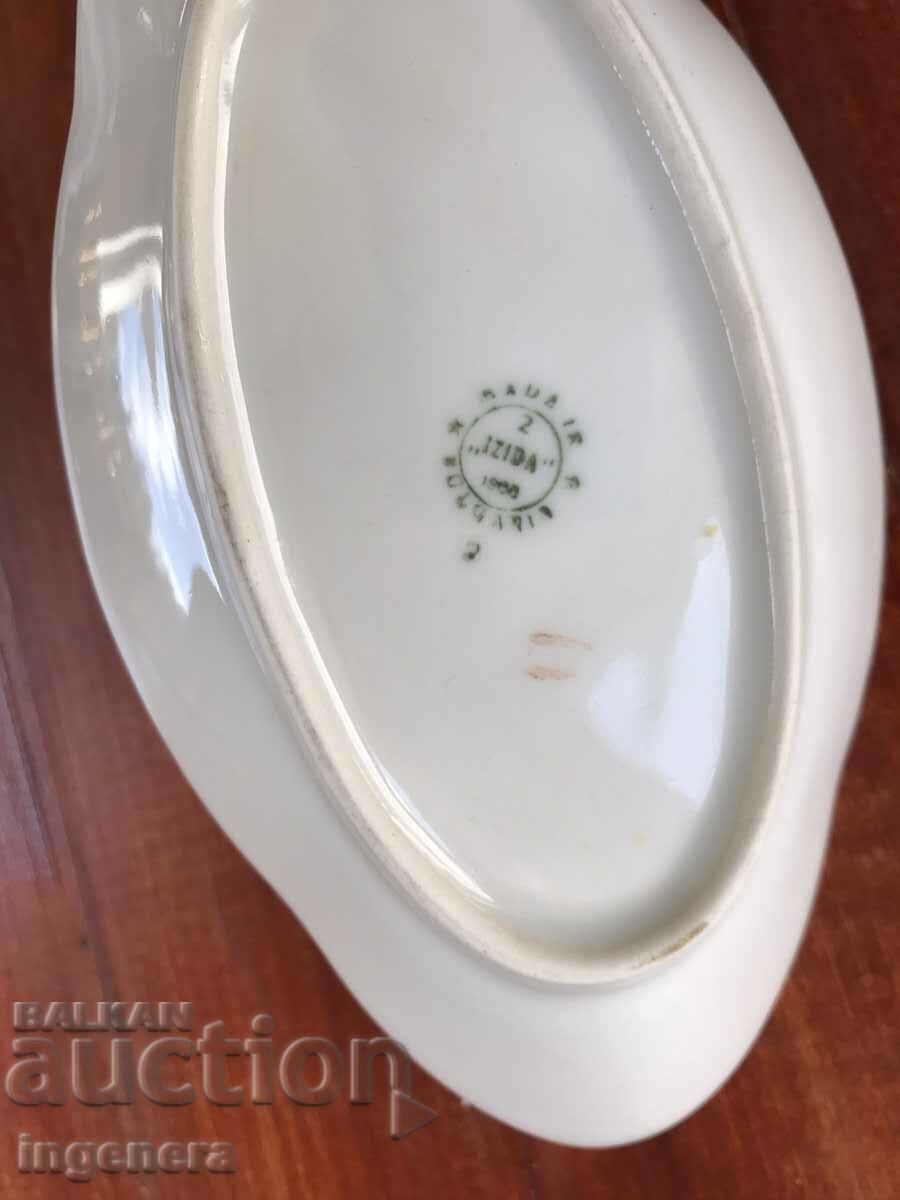 PORCELAIN PLATO TRAY PLATE BULGARIA-ISIDA - 5 PORCELAIN PLATO TRAY PLATE BULGARIA-ISIDA - 5