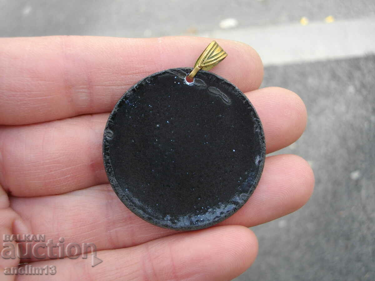 METAL ENAMELED PENDANT - 5 METAL ENAMELED PENDANT - 5