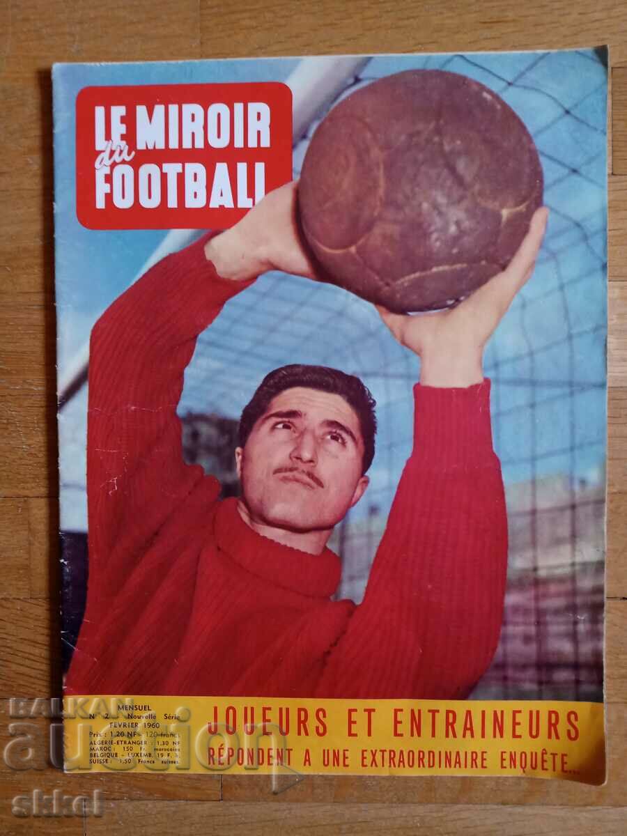 Revista de fotbal Miroir du Football nr. 2 februarie 1960