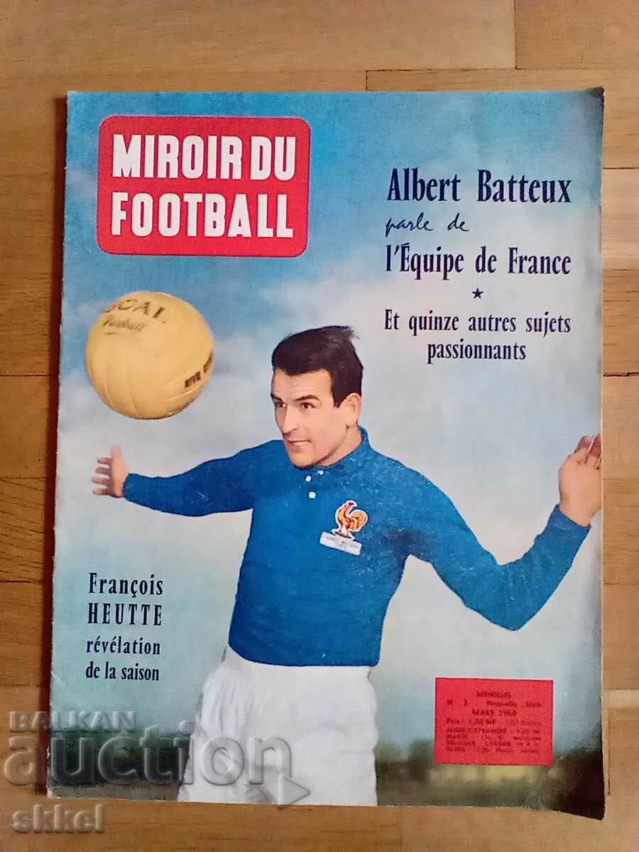 Ποδοσφαιρικό περιοδικό Miroir du Football αρ. 3 Μαρτίου 1960