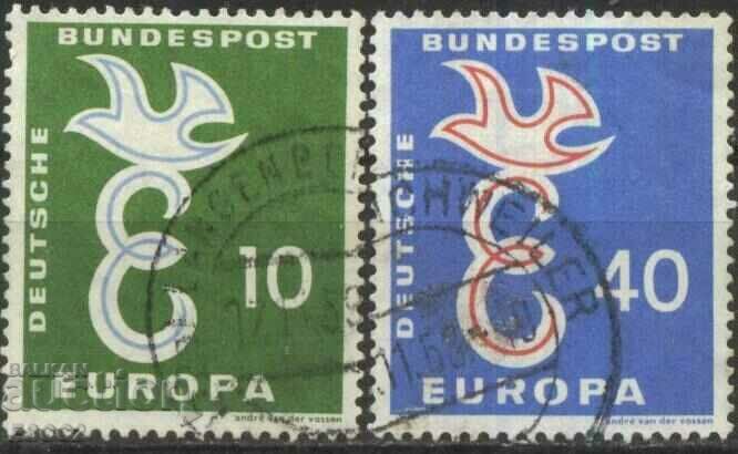 Ștampile marcate Europa SEP 1958 din Germania
