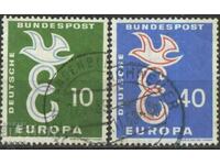 Ștampile marcate Europa SEP 1958 din Germania