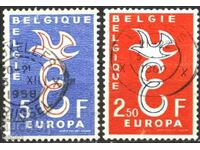 Клеймовани марки Европа СЕПТ 1958 от Белгия