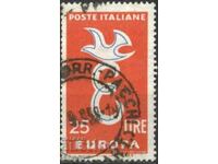 Clean stamp Europe SEP 1958 from Italy
