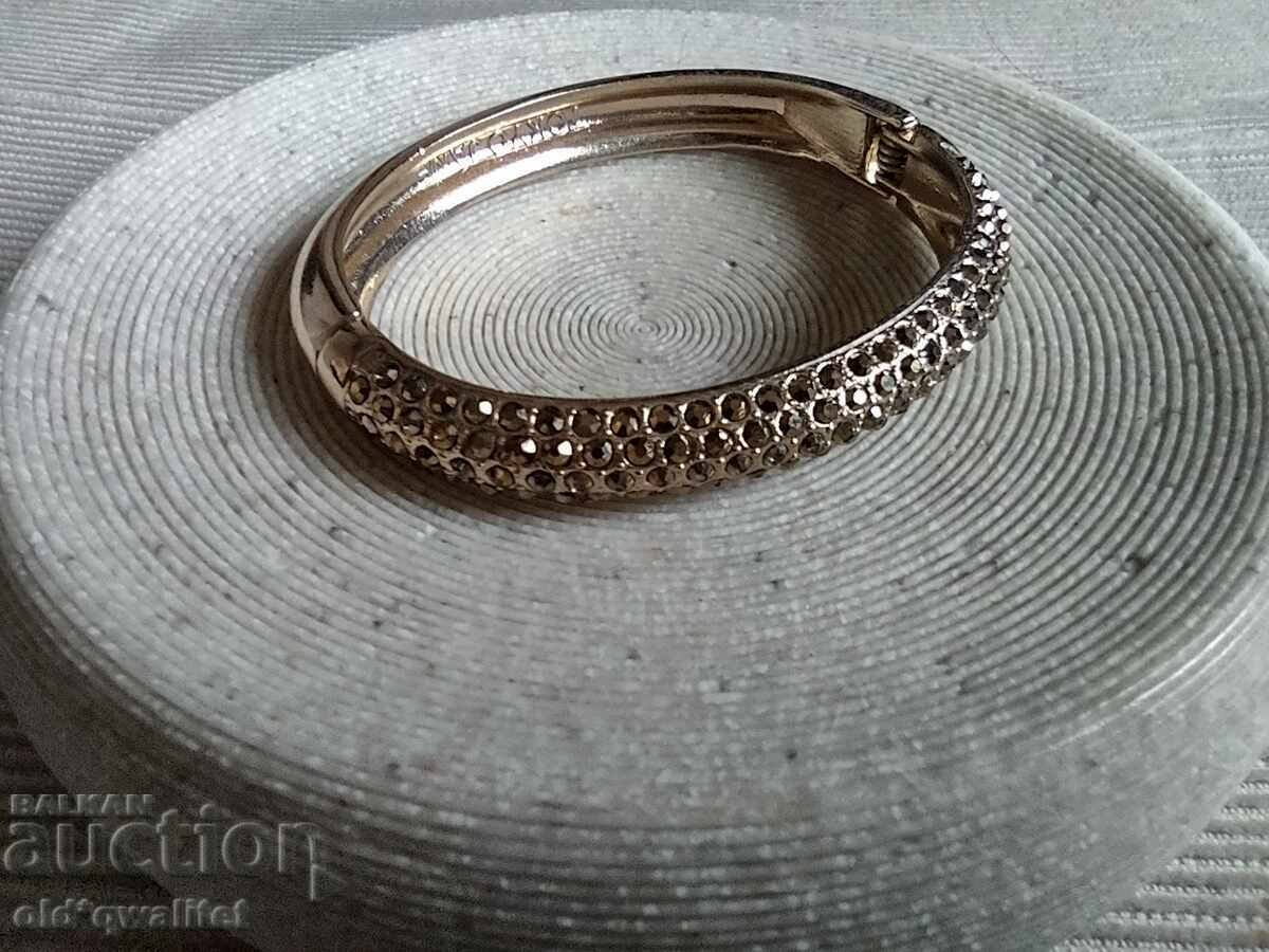 Auction Bracelet - designer, plated with crystals, Tokyo Jane Auction Bracelet - designer, plated with crystals, Tokyo Jane