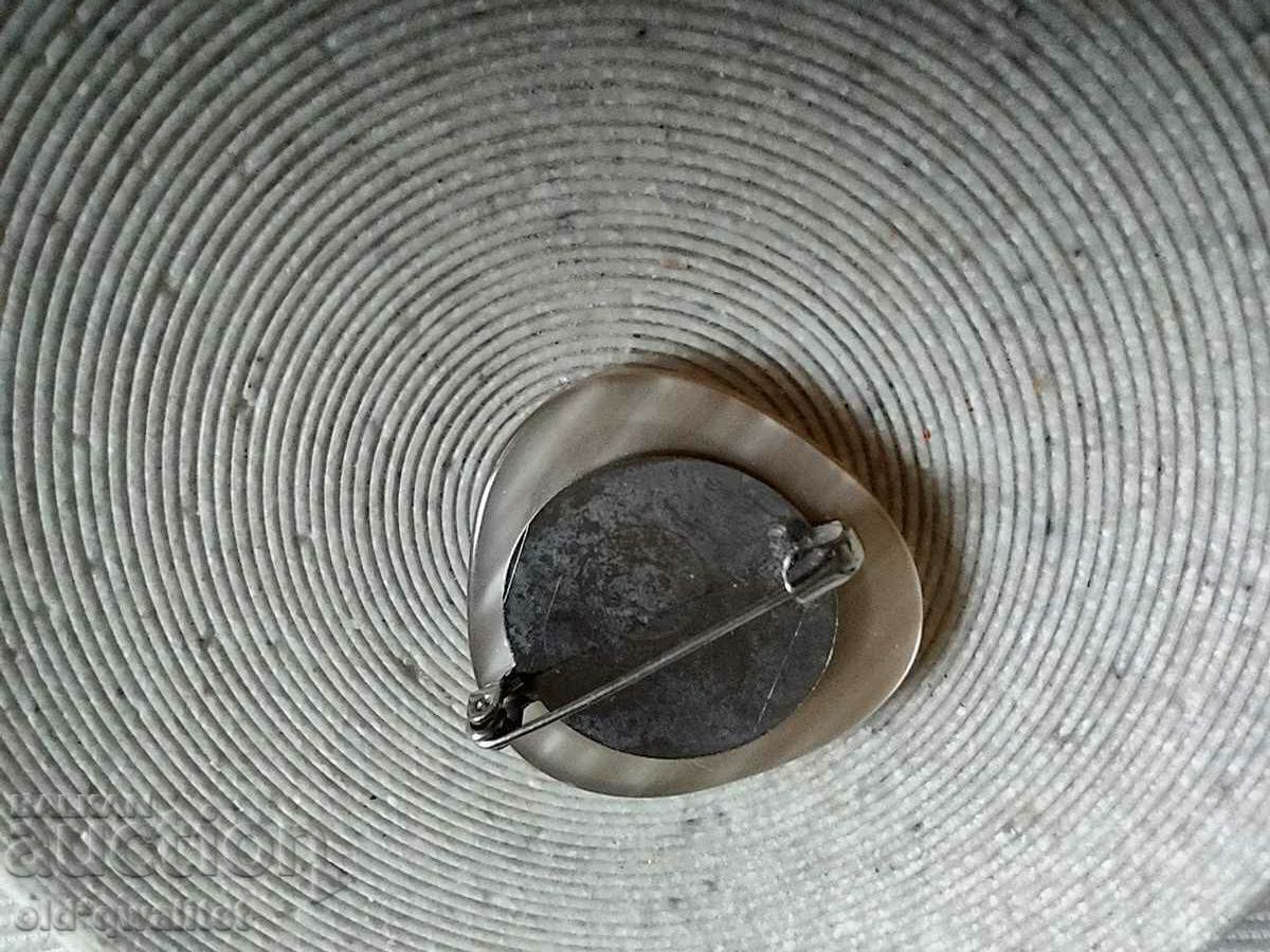 Auction BROOCH - rose, very interesting, 60s-70s Auction BROOCH - rose, very interesting, 60s-70s