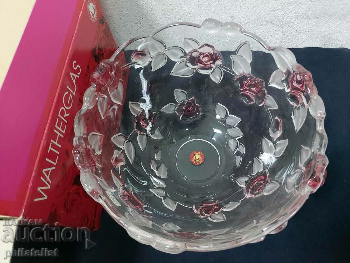 Walther Glas Natasscha Satin Rose - Glass bowl, 24cm with price 53.00 BGN | € 27.10