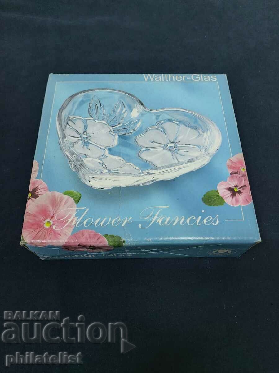 Walther-Glas Flower Fancies - καρδιά μπολ 160 χλστ